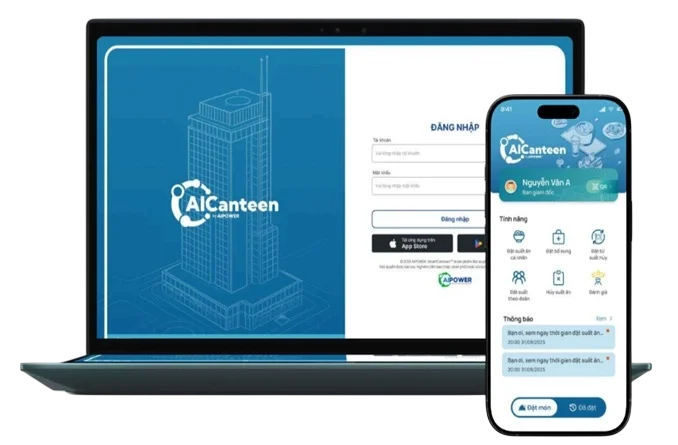 Hệ thống quản lý bếp ăn thông minh AICanteen